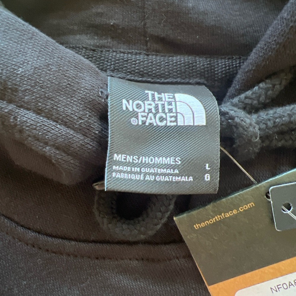 Men's NWT North Face Pullover Hoodie Size Large Color Black $60 🔥 (N) - Picture 4 of 5
